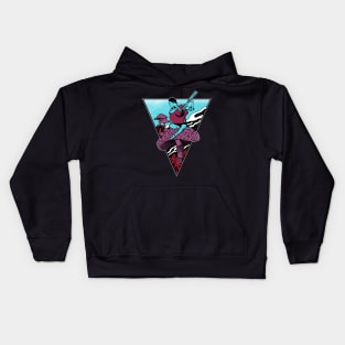 Man with guitar Kids Hoodie